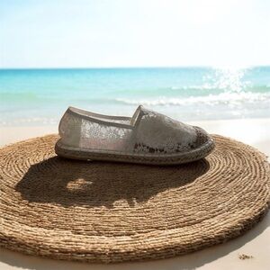Elegant White Lace Espadrilles